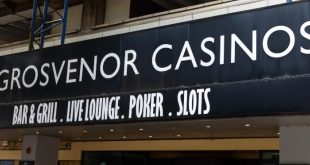 A Grosvenor Casino sign