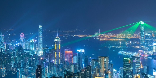 hong kong city skyline