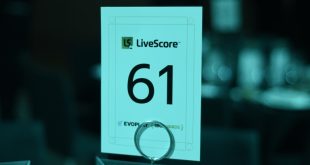 livescore branding on a small sign