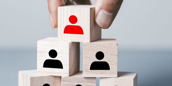Building blocks with person symbol