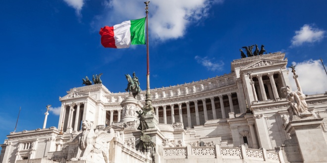 Evoke hires advisors but keeps schtum on sales options 2 Flag of Italy in front of the Altar of the Fatherland in Rome, Italy, which has become a core market for Betsson