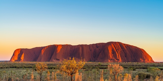 Uluru in Australia's Northern Territory, where many of the country's nationwide gambling firms are licensed