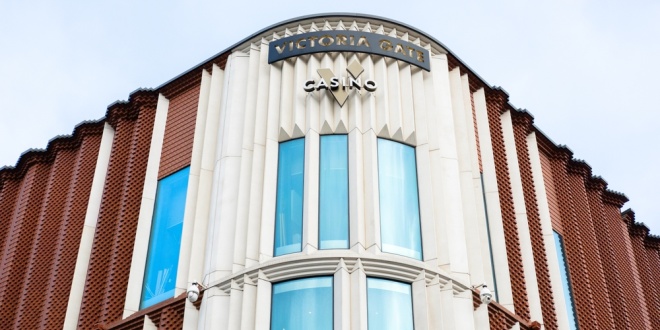The shop front of Victoria Gate Casino in Leeds City Centre
