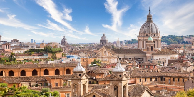 Rome Skyline in Italy