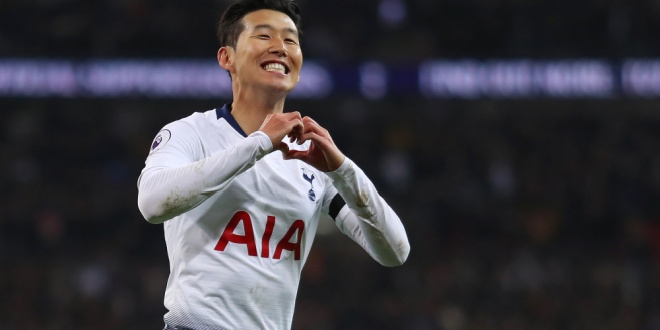 So Heung Min while playing for Tottenham Hotspur - the footballer is the subject of a University of Bristol gambling advertising complaint