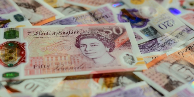 British pound notes, symbolising the tax rises expected in this month's budget