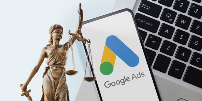 Google Ads with lady justice