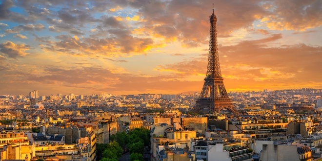 Skyline of Paris, France