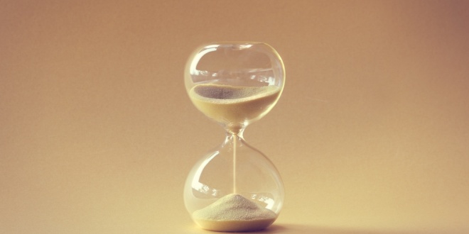 An hour glass with sand shifting from end to other, indicative of changing times Paddy Power Betfair is operating in