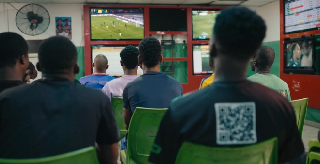 Men watch football to reflect on Logifuture's comment about AFCON.