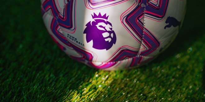 The EPL ball, a key element in the Nigerian sports betting market.