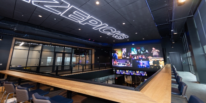The interior of PrizePicks' headquarters