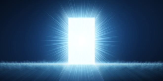 A digitally rendered open door - welcome to the new SBC News!
