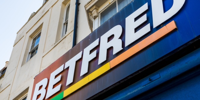Betfred shop sign