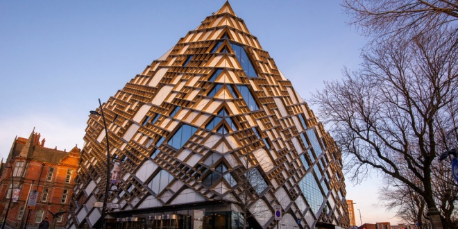 Diamond Building at the University of Sheffield, where researchers conducting a study on gambling activity during the 2022 World Cup