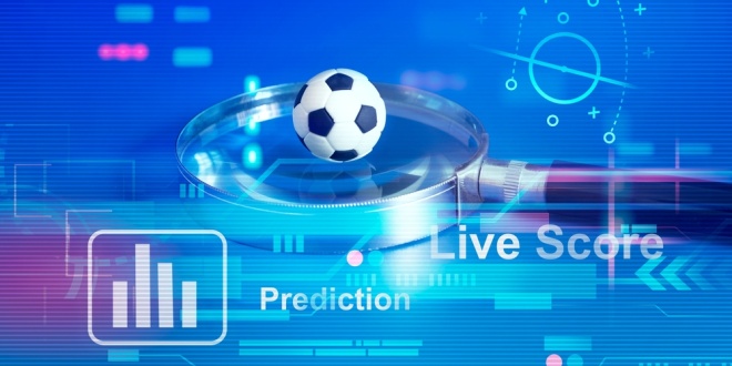 Animated football data, representing DATA.BET partnering with Kanggiten
