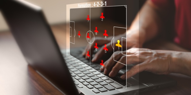 Football Manager-style graphic, as Soft2Bet launches MEGA11