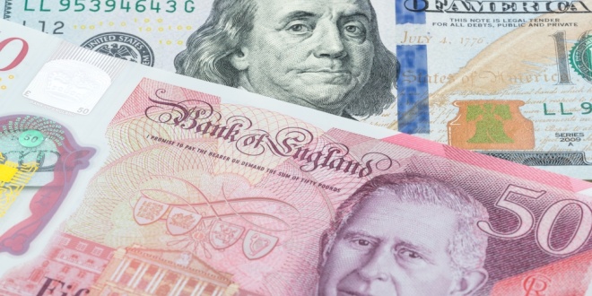 British pound and US dollar notes, symbolising the revenue stream from BetMGM US to UK-based Entain