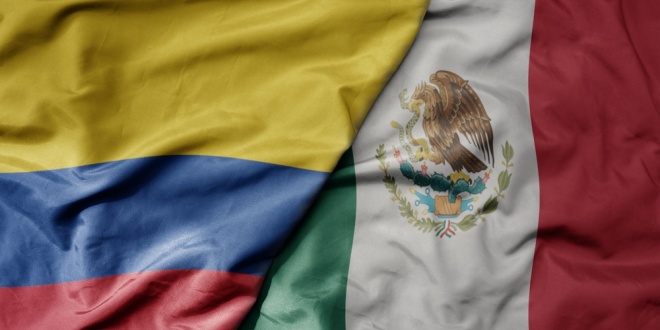 Colombia and Mexico flags, where Codere Online faces tax burdens