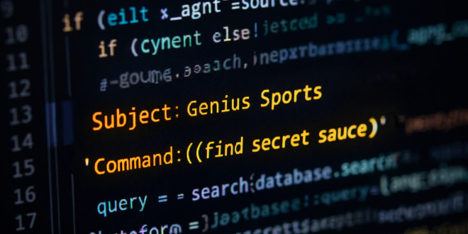 Genius Sports written in an analysis page