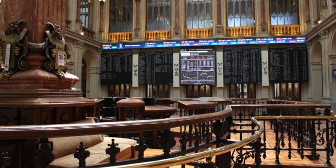 Madrid Stock Exchange, representing CIRSA releasing its first annual results since it floated there