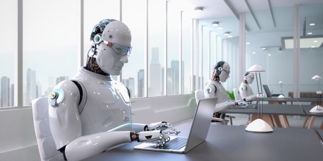AI in the workplace, representing SOFTSWISS and Pentasia's 2026 iGaming report