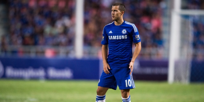 Eden Hazard, who has just partnered with Stake