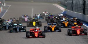 Formula One race, representing Betway becoming the official partner of Formula One