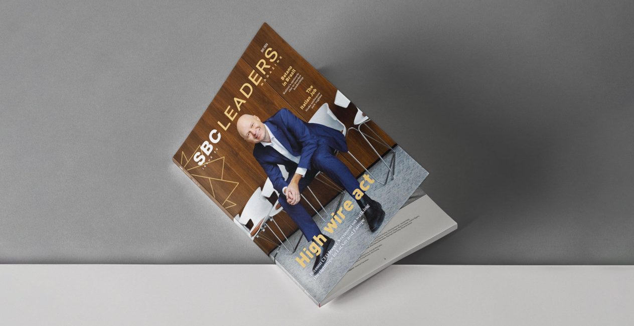 SBC Leaders magazine issue 39 cover featuring Betsson CEO JEsper Svensson