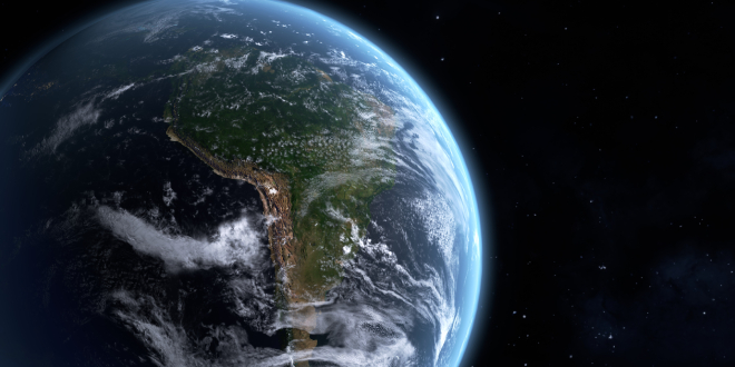 Brazil seen from space, reflecting on mkodo's analysis about geolocation.