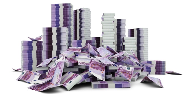 stack of euros, representing Banijay planning to hit 10bn euros in revenue by 2029