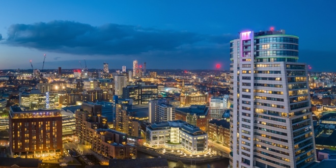 The skyline of Leeds, where Flutter Entertainment's £1.5m RG investment is headed