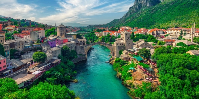 A historic bridge in Bosnia. one of the six Balkan nations represented in the BGF