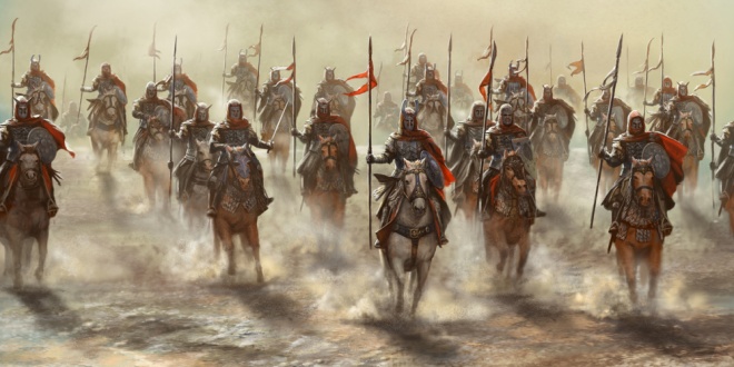 A Medieval cavalry charge, symbolising the BGC and UK betting industry's pushback against affordability checks