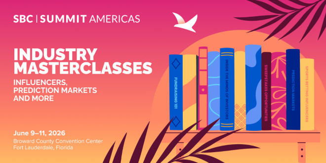 A banner for the SBC Summit Americas masterclasses