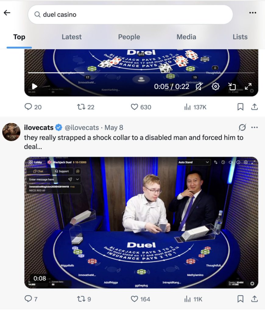 Duel casino, a black market operator with outrageous marketing techniques