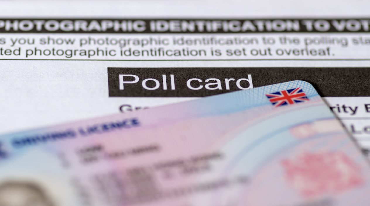 A polling card, symbolising the 2026 UK local elections that Betfair has seen trading on