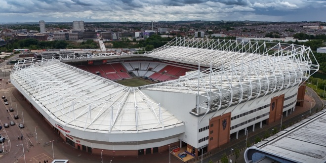 Stadium of Light, home of Premier League club Sunderland AFC