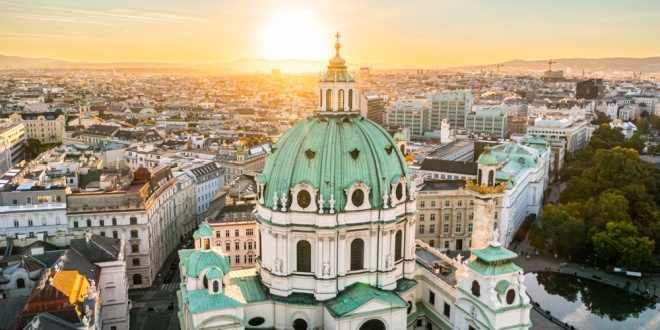 Skyline of Vienna, Austria