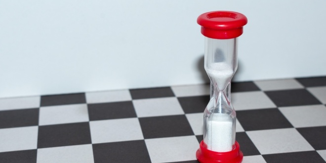hourglass, representing the Gambling Commission's affordability checks decision tomorrow