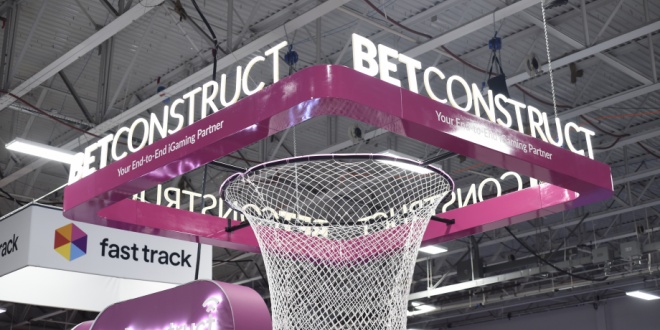 BetConstruct sign at an SBC event