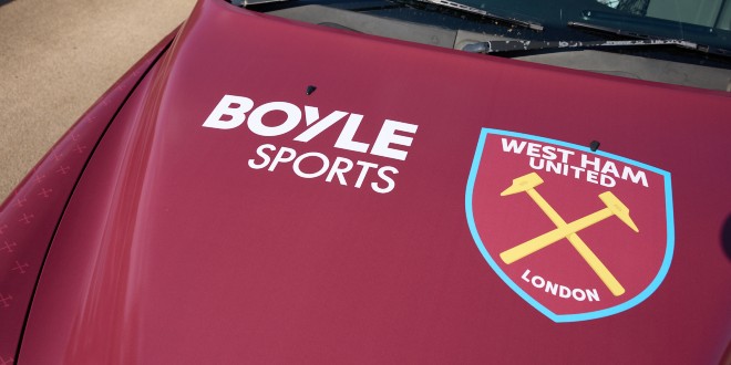 Boyle Sports secures West Ham United front of shirt sponsorship