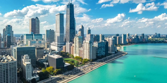 Chicago, Illinois, one of the 17 states where bet365 is active