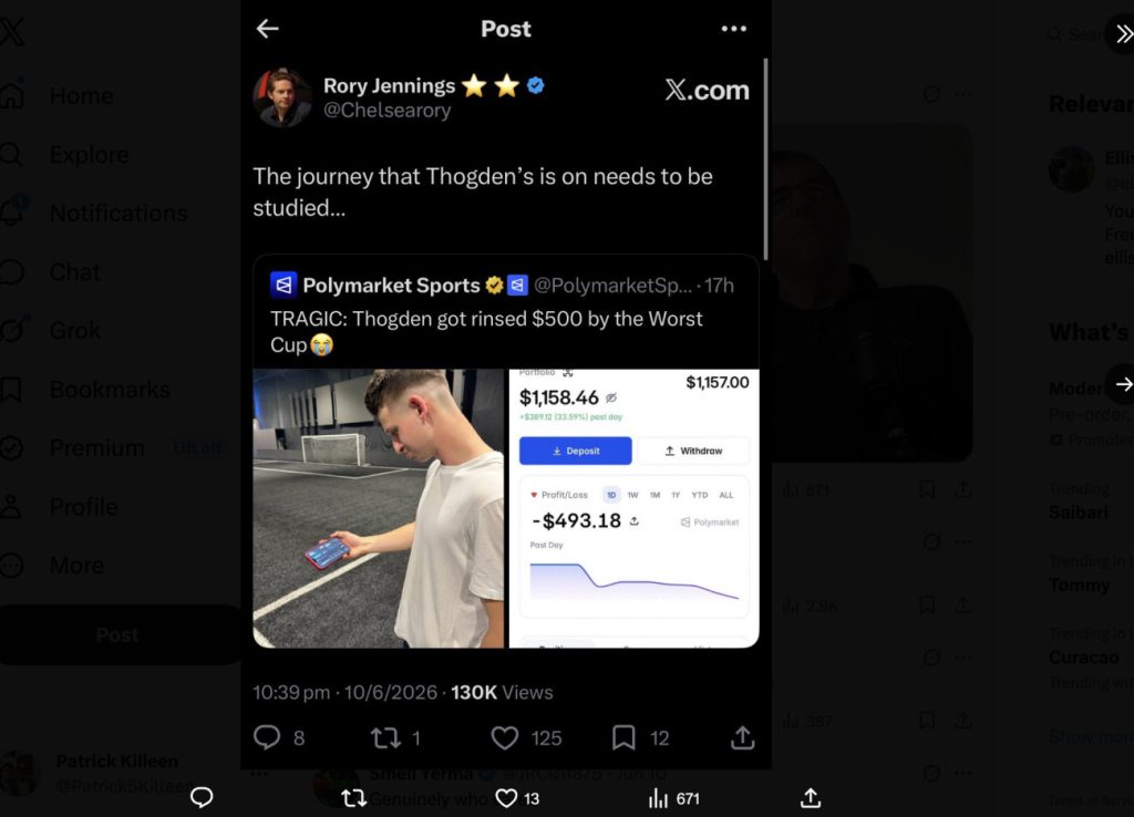 YouTuber calls out Polymarket for targeting UK influencers in sly ‘ad’ campaign 2 X screenshot of UK influencers quote tweeting Polymarket-related posts 2