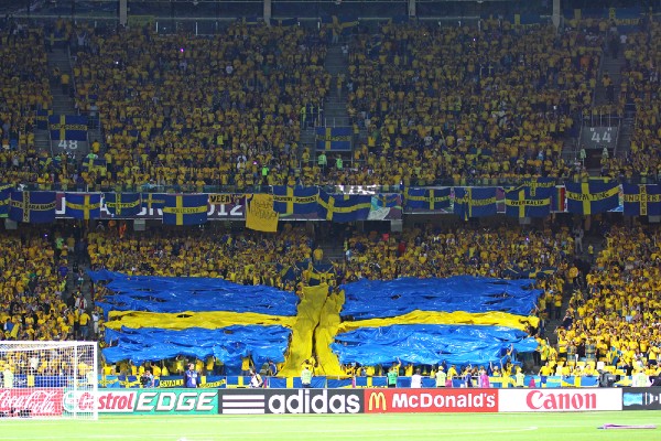 Sweden football fans