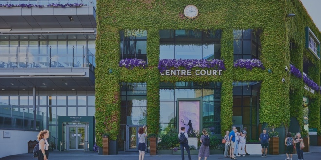 Wimbledon, representing Sportradar's partnership with the All England Club ahead of the 2026 tournament