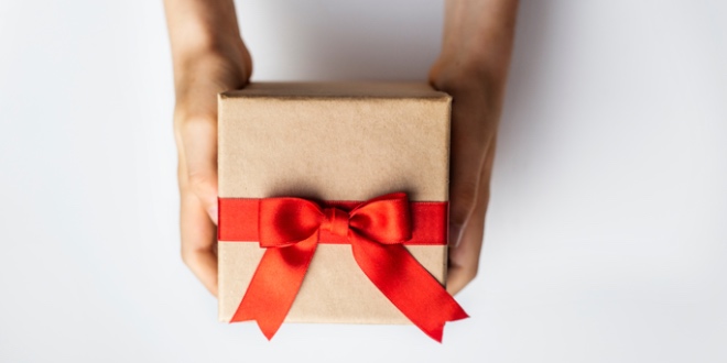 Giving a well deserved gift