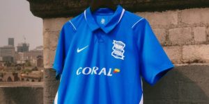 Birmingham City 2026/27 kit with Coral sponsor