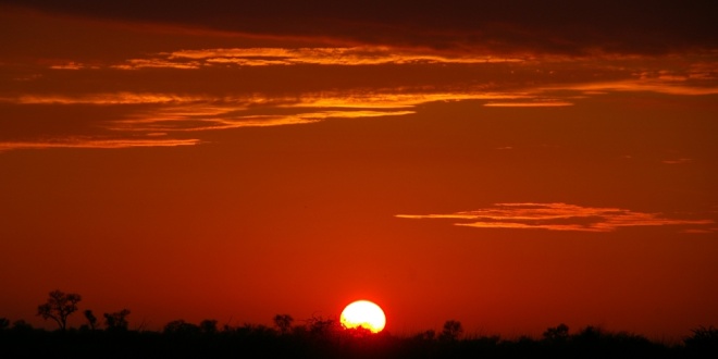 Botswana sunset