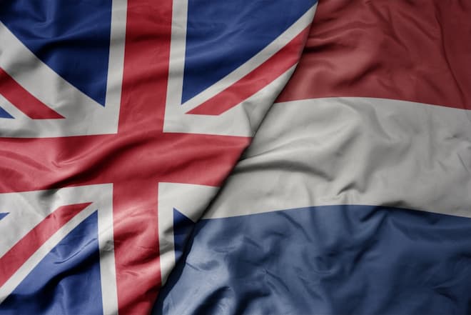 Dutch and UK flags